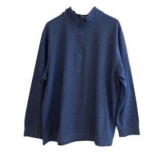 Falls Creek Quarter Zip‎ Sweatshirt Blue Size XXLarge